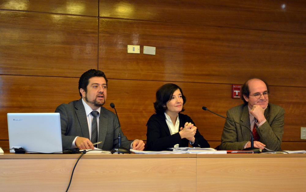 Rodrigo Márquez, María Cristina Escudero e Ignacio Irarrázaval.