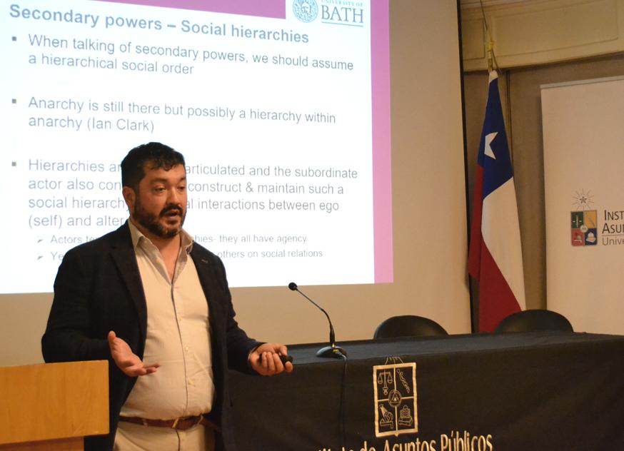 El académico Leslie Wehner analizó las razones por las que Chile cumple el rol de potencia secundaria en América Latina.