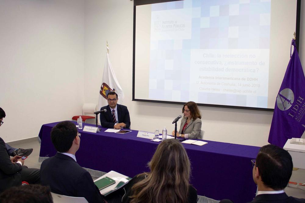 El encuentro tuvo como objetivo interpretar la constitucionalización de distintas formas de reelección en América Latina desde los años 90.